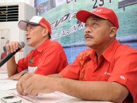 Dendy Sean T, Direktur PT MPM Motor (kiri) saat menggelar jumpa wartawan