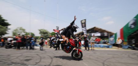 Aksi Free Style mampu menjadi suguhan menarik