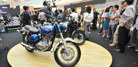 Kawasaki Retro juga turut dipamerkan