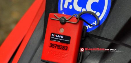 Transponder terpasang diseluruh motor peserta balapan