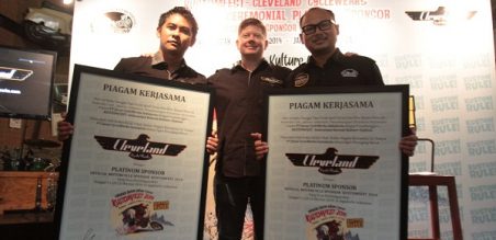 Prosesi MoU signing antara Cleveland CycleWerks dengan Kustomfest