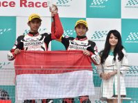 Andi Gilang dan Aditya Pangestu mengibarkan Merah Putih dengan meraih podium ketiga  