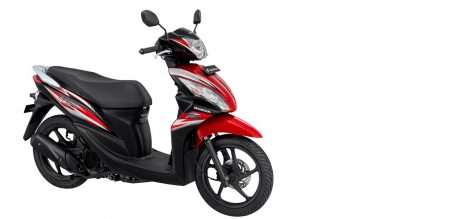 Honda Spacy dengan striping baru, tampil lebih sporty