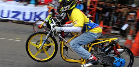 Sani Kedot di event TDS Mega Camp Open Drag Bike 201M Champ’s 2014