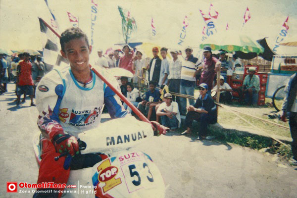 Motor pertama Ibnu Sambodo juara nasional tahun 2000.