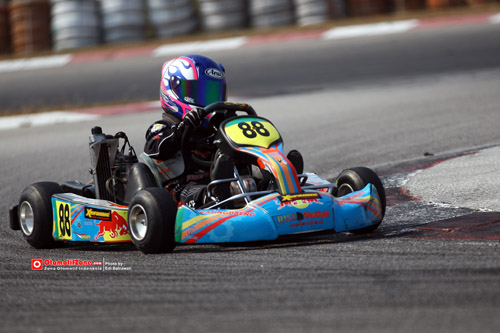 Sergio saat berlaga di AMC roun 1 Sepang