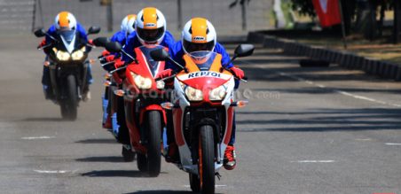 5 pembalap nasional menjajal All New Honda CBR 150 R