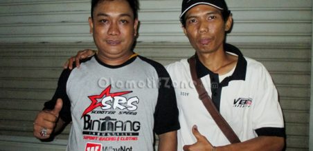 Ecoy dan Kang Dodot dari Vespa Balap Indonesia