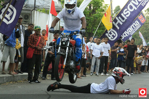 Aksi dari Independent Freestyle Solo.