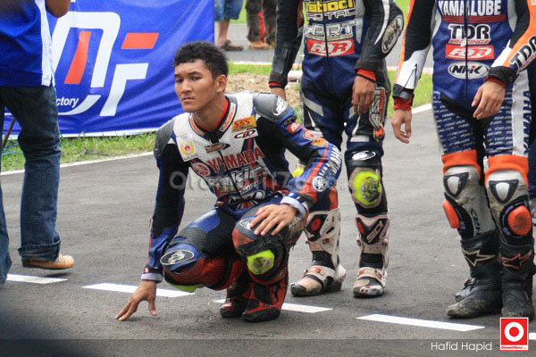 Andy Mapayuki, kritis setelah tabrak crew Putra Anugrah..