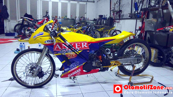 Tampilan gaya baru dengan fairing ramping namun luas