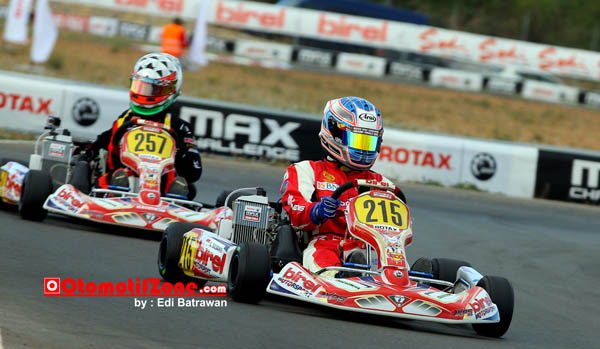 Silvano berhasil berada dibarisan tengah heat 1 senior max