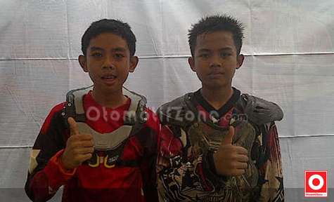 Bintang Alang Kibar (kiri) & Raka Dito (kanan), keduanya tracker cilik berpotensi
