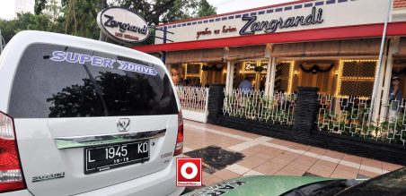 Zangrandi Ice Cream merupakan rute terakhir yang dituju peserta Media City Tour