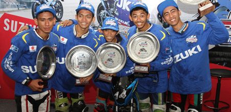 5 Pembalap terbaik dari Suzuki Indonesia Challenge 2015 – Satria Cup Malang
