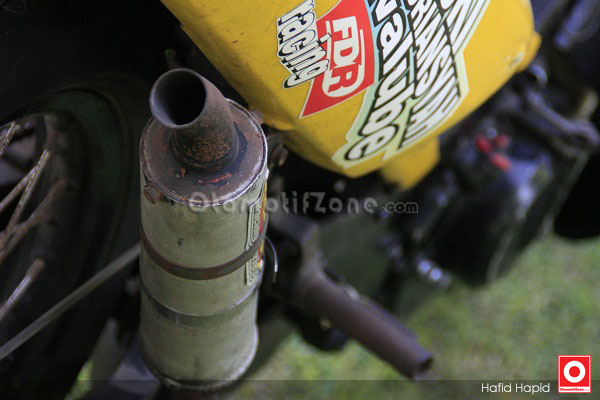 Knalpot bengis seperti suara motor sport 2tak