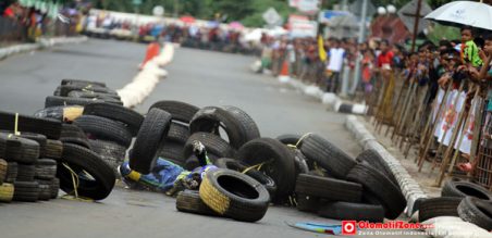 tire wall pun berantakan