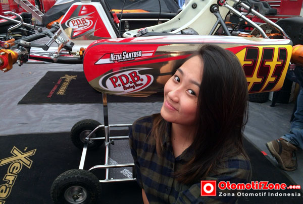 kezia dengan nomer start