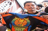 Selebrasi Saat menjadi Juara Umum Kejurnas Snior 2012