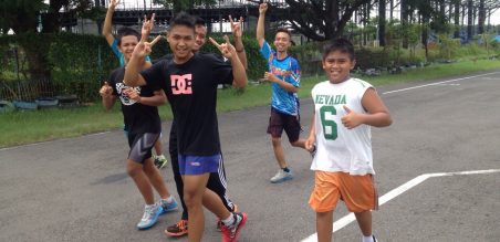 Lari menjadi menu wajib bagi pembalap dalam tiap latihan