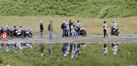 Tim Yamaha Tour de Soul menikmati suasana Gunung Bromo