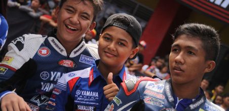 Agung Didu, jumpa dengan kawan-kawanbalap.