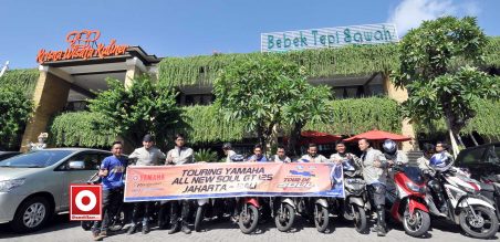 Beristirahat dan makan siang di Krisna Wisata Kuliner