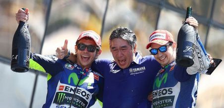 Sukses Duo Yamaha menapaki podium 1 dan 2
