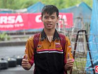 Aditya Fauzi tiru gaya balap Rossi