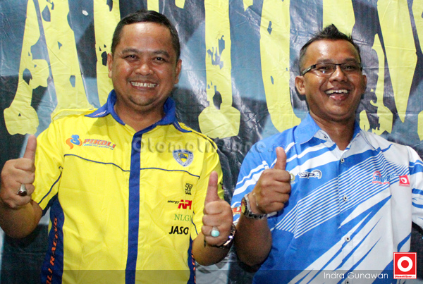 Supriyono (Kiri) dan Sumber Agung Rizki (Kanan)