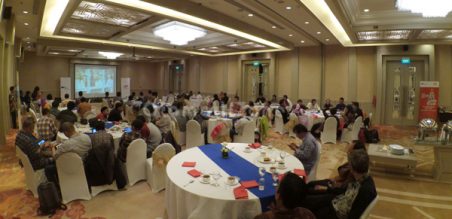 Suasa keakraban grup Astra bersama puluhan wartawan di Sheraton Hotel Bandung