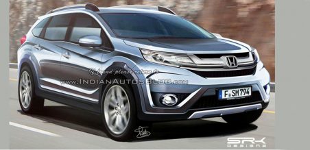 Tampang Honda BR-V  versi produksi hasil olah digital Shoeb Kalania