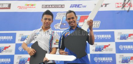 Dicky Ersa dan Reynaldi Pradhana bawa pulang Yamaha Jupiter Z1