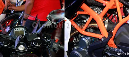 Speedo meter digital & Rangka mesin trelis baja