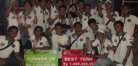 Raihan Prestasi Runner UP Prototype Listrik dan Best Team Di kejuaraan IEMC