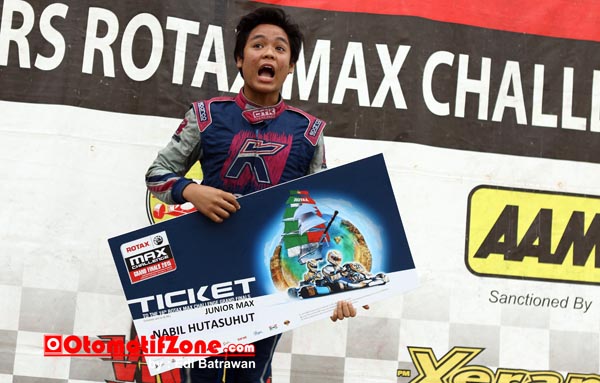 Nabil juara Junior Max AMC 2015