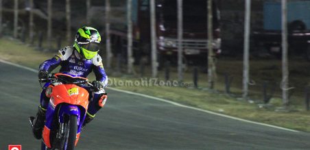 Sahrul Amin Latihan menggunakan Motor Pemula Ilham Buldok
