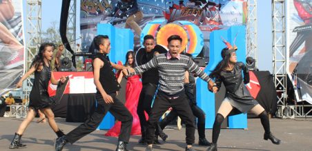 Salah satu acara di acara New Honda Sonic InFASTion 