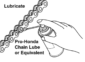 lubricate honda