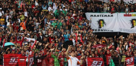 Marc Marquez selife bareng ribuan penggemarnya
