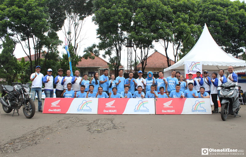 Perwakilan komunitas dari 17 Paguyuban Motor Honda di Jawa Barat