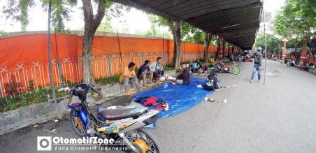 Suasana Paddock sei tanpa hiruk pinuk peserta dan mekanik