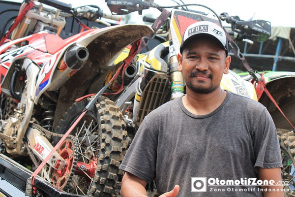 Alif Yuvana, bukan sebagai pembalap aspal lagi.