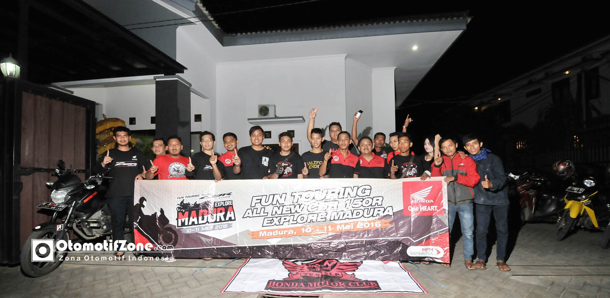 Disambut Honda Motor Club Sumenep