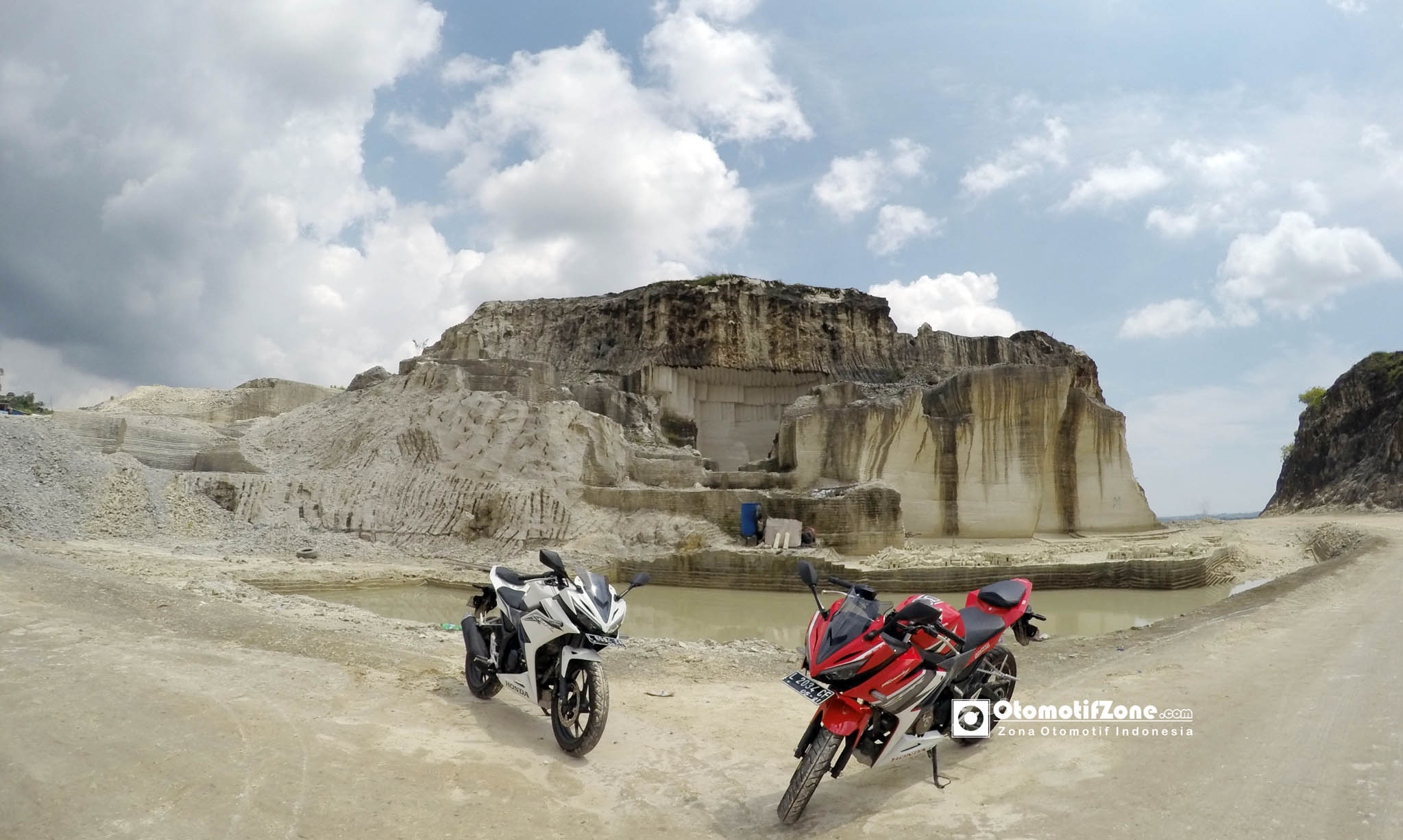 AllNew CBR150R saat berada di Bukit Jaddih, Bangkalan Madura