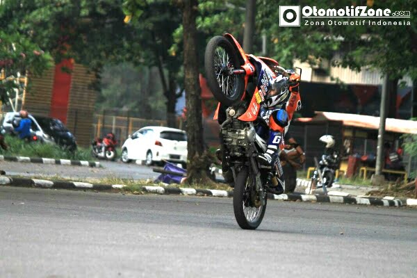Wahyu masih selingi latihan dengan freestyle.