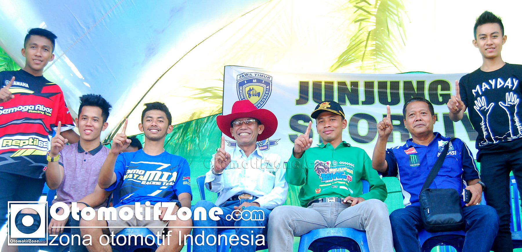 Ketua IMI Jatim_Dandim 0826 dan Para pebalap PON Jatim