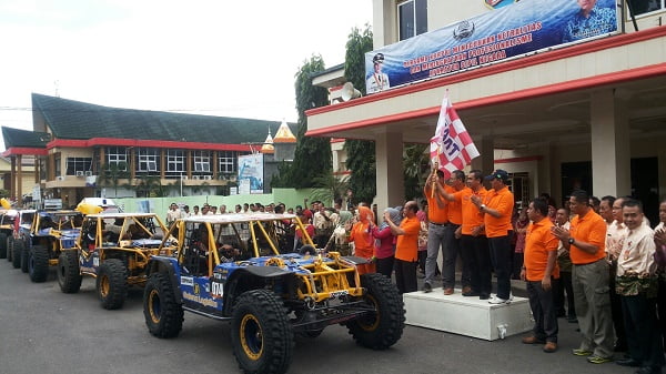 Flag off peserta Final IOFNC, Ktr Bupati Lahat (1)_resized