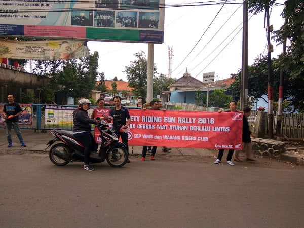 Salah Satu Peserta Safety Riding