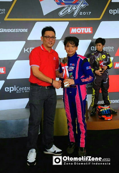 Rava Runner Up Junior Rok Cup GP Singapura
